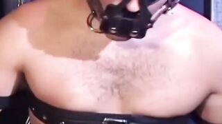 MuscleJockBound.com - Muscular man's underwear-only restraint and domination in a swe