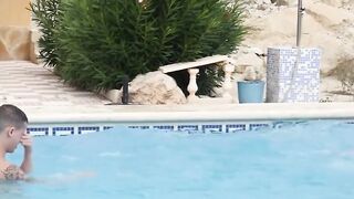 BoysHD.com - Two young men have amazing bareback sex after a fun pool day adventure