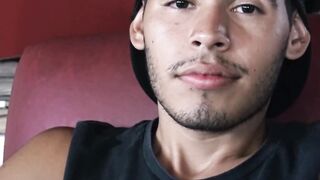 LecheLatinos.com - Latino twink sucks cock and gets fucked hard for cash in a kinky e