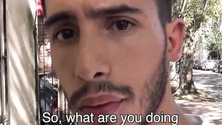 LecheLatinos.com - Young Latino's first time bareback fuck for money in a wild sessio