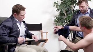 NextDoorXXX.com - Bottom jock's ass swatted and barebacked by pervy cops