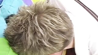 Homo twink Devin Becker hammered by Garrett Emerson Hoe 2
