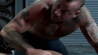 RagingXXX.com - A muscular hunk impales a handsome black dude with his big dick