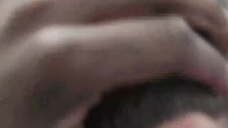 Interracial anal sex with white cracker after blowjob