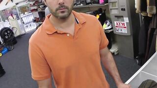 Handsome guy offered a backroom threesome deal by two homos