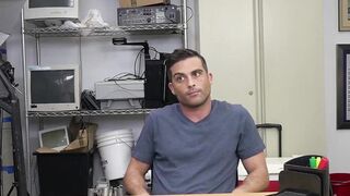 White office dude gets ass pounded hard by black dick dude