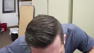 White office dude gets ass pounded hard by black dick dude