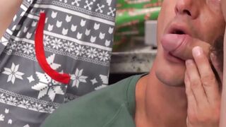 SayUncleNetwork.com - Horny twink fucked spitroast bareback by stepdad in a raw three