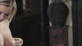 MommysMasturbating.com - Busty MILF's amazing oral skills demonstrated by young stepd