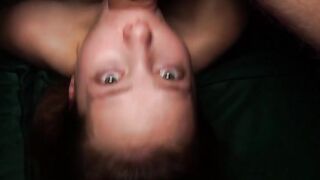 Stuffing her holes with my pulsating pecker