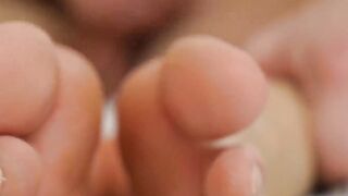 TwinkysFeet.com - Amateur twink Dale Madden cums on his own feet after a good wank an