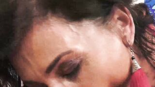 Arwen's cum-covered body after a big cock ride