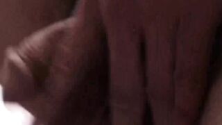 Hippie guy Woody Johnson gets his balls swinging through masturbating