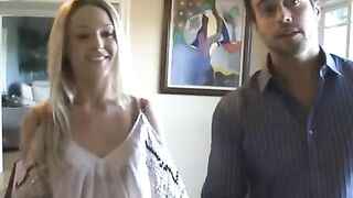 Tristyn Kennedy fucking into the ottoman with her tiny melons