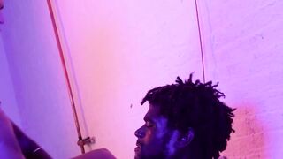 Oiled up gay stud Matie rides Black Devin Trez massive dick