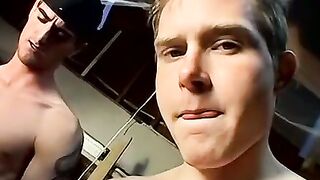 Str8Thugs.com - Three horny dudes group up for a messy cum load jerk-off party