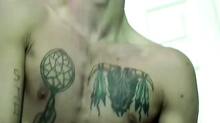 JoeSchmoeXXX.com - Tattooed amateur Jarvis gets sweet blowjobs and handjobs from dude