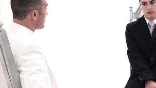 BoyMissionary.com - Twinkie's divine, sacred handjob session with his mature, authori