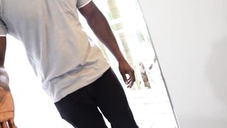 Two big dicked black hunks plow big ass MILF hard and fast