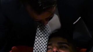 PlayingMen.com - Businessman hunk gets his tight butt pounded hard by BF with relentl