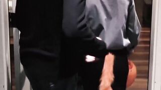 FamilyPornSite.com - Cock-hungry stepson's wild threesome with daddy and his buddy
