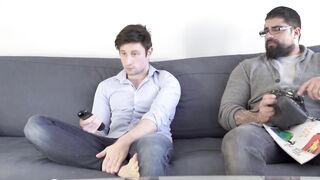 MyCreepyDad.com - Bearded daddy's deep, raw penetration of young jock after oral wors