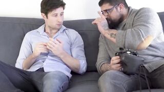 MyCreepyDad.com - Bearded daddy's deep, raw penetration of young jock after oral wors
