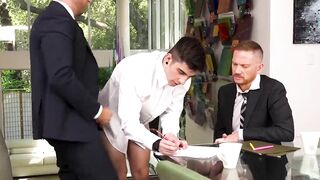 Businessmen using Brody for a free fuck