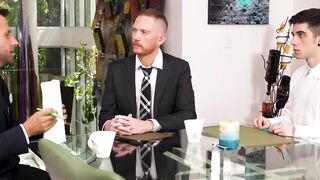 Businessmen using Brody for a free fuck