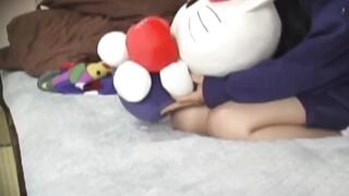 Japanese teen secretly filmed during masturbation