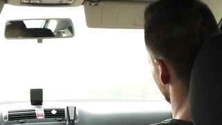 MaskXXX.com - Hot Angelo Godshack's jacking off in exchange for a car ride solo