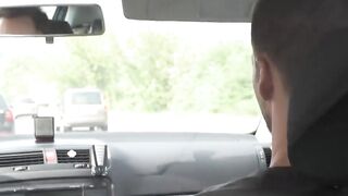 MaskXXX.com - Hot Angelo Godshack's jacking off in exchange for a car ride solo