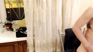 Homemade clip of masturbating blond twink who cums