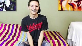 BoyObsession.com - Trey Bentley's new cute horny twink interview and solo fun