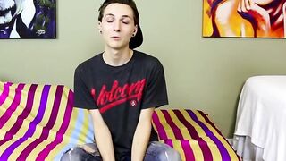 BoyObsession.com - Trey Bentley's new cute horny twink interview and solo fun