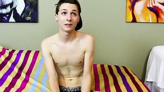 BoyObsession.com - Trey Bentley's new cute horny twink interview and solo fun