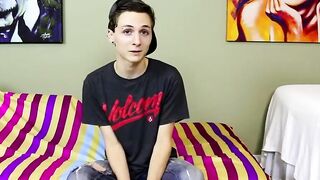 BoyObsession.com - Trey Bentley's new cute horny twink interview and solo fun