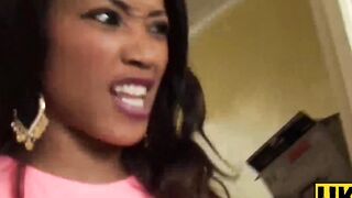 UKSubSluts.com - Pascal's slamming of pretty ebony's sweet pussy after blow