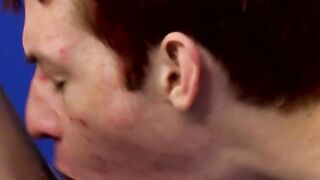 Young dudes perform blowjobs before enjoying bareback time