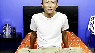 BoyObsession.com - Ty Neiman's cute asian twink cum play with dildo fun now