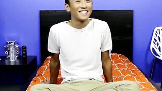 BoyObsession.com - Ty Neiman's cute asian twink cum play with dildo fun now