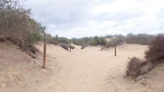 Lilys Adventure BIG SHOCK in the Middle of the Dunes Hoe 2