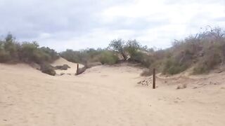 Lilys Adventure BIG SHOCK in the Middle of the Dunes Hoe 2