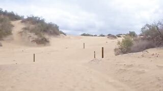 Lilys Adventure BIG SHOCK in the Middle of the Dunes Hoe 2