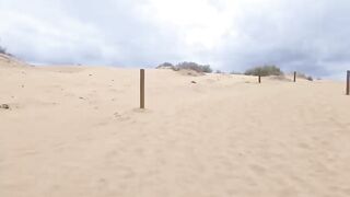 Lilys Adventure BIG SHOCK in the Middle of the Dunes Hoe 2