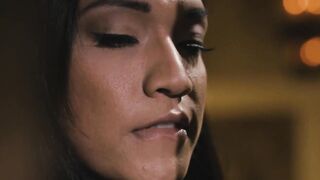 TSSexual.com - Jessica Foxx's toe licking foreplay leads to a hard raw fuck