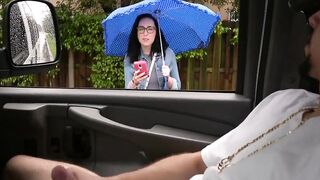 BangbrosPassword.com - Nerdy Bookworm with glasses rides a firm schlong in the colleg