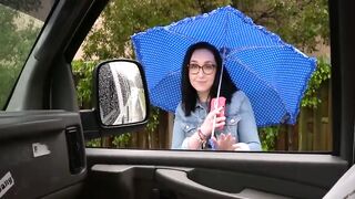 BangbrosPassword.com - Nerdy Bookworm with glasses rides a firm schlong in the colleg