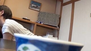 Big Boobed JAV studio female employee and bicurious amateur