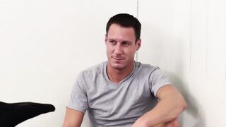 Hunks smashing this geeks asshole in the office afte work